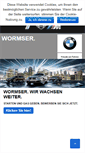 Mobile Screenshot of bmw-wormser.de